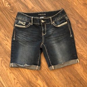 Maurices denim bermudas